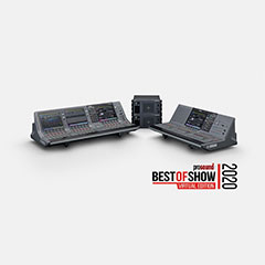 RIVAGE PM5和PM3数字混音系统，实力斩获IBC 2020 Best of Show大奖