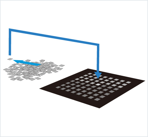 ［Image］Tray setter： 小尺寸单片用托盘排列机